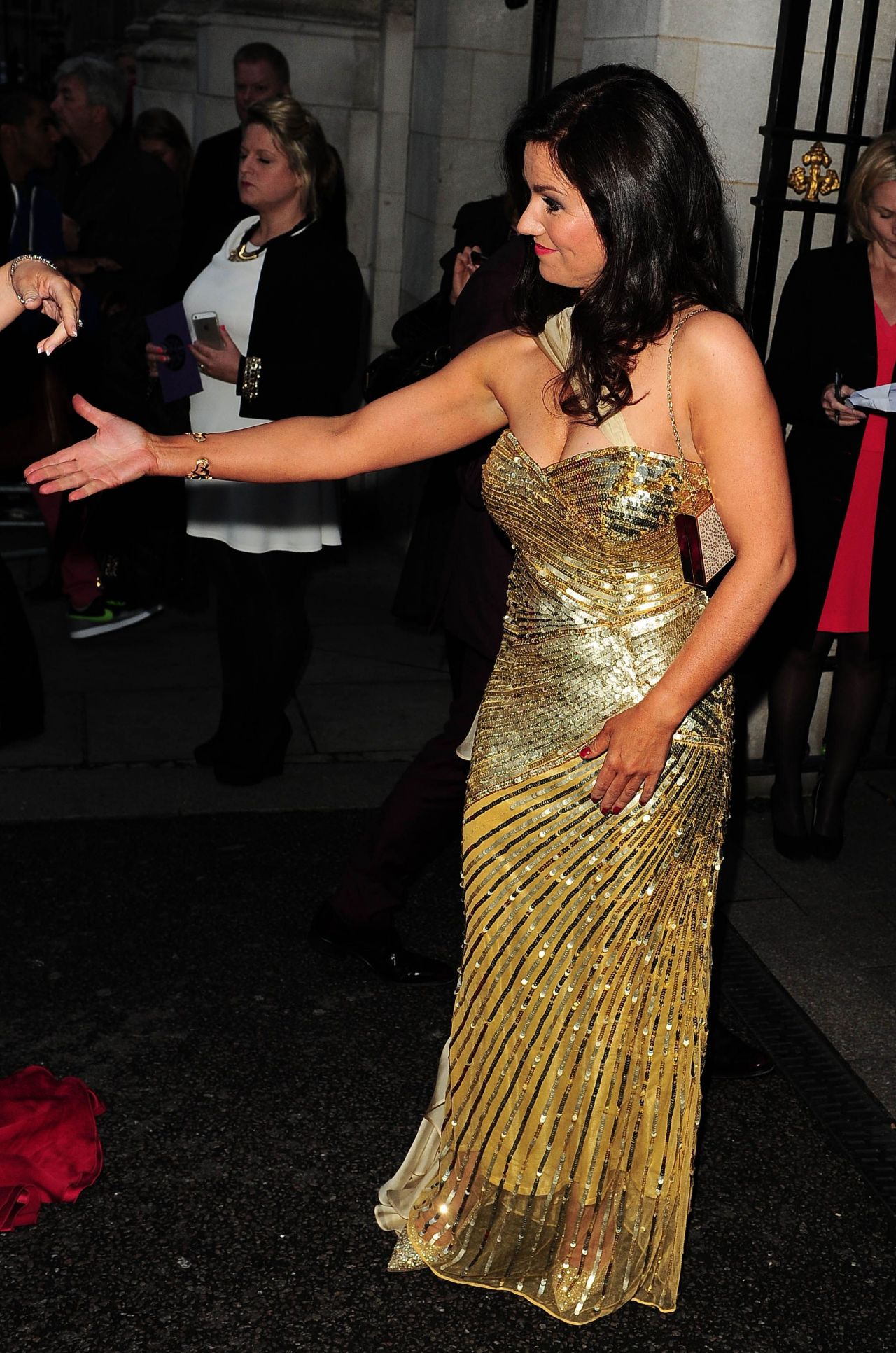 SUSANNA REID ARRIVING AT THE PRIDE OF BRITAIN AWARDS 20142